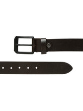 Load image into Gallery viewer, Men Vintage Deep Brown Leather Casual belt