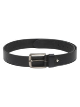 Load image into Gallery viewer, Mens Classic Black Leather Casual Belt