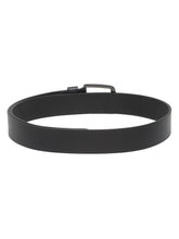 Load image into Gallery viewer, Mens Classic Black Leather Casual Belt