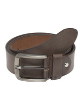 Load image into Gallery viewer, Mens Brown Textured Leather Casual belt