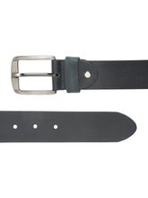 Load image into Gallery viewer, Mens Navy Textured Leather Casual belt