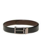 Load image into Gallery viewer, Men's Genuine Black & Brown Leather Reversible Belt