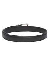 Load image into Gallery viewer, Mens Black Leather Pin-Buckle Casual Belt- clearance sale