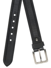 Load image into Gallery viewer, Mens Black Leather Pin-Buckle Casual Belt- clearance sale