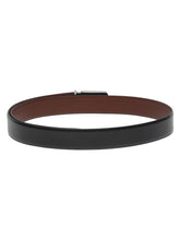 Load image into Gallery viewer, Teakwood Leather Men Textured Black Belt