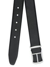 Load image into Gallery viewer, Teakwood Leather Men Textured Black Belt