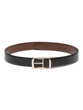 Load image into Gallery viewer, Teakwood Leather Men Textured Black Belt