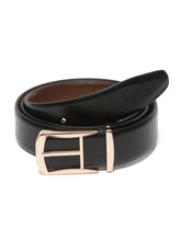 Load image into Gallery viewer, Teakwood Leather Men Textured Black Belt