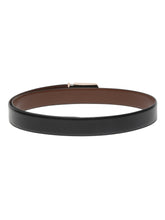 Load image into Gallery viewer, Teakwood Leather Men Textured Black Belt