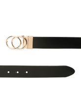 Load image into Gallery viewer, Women’s Black & Brown Reversible Leather Belt