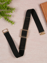 Load image into Gallery viewer, Women's 1 Inch Black Waist Belt