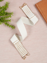 Load image into Gallery viewer, Women's Classic 1 Inch White Waist Belt