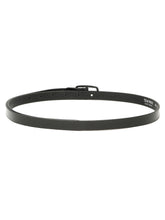 Load image into Gallery viewer, Women’s Black Leather Belt with Matte Black Buckle
