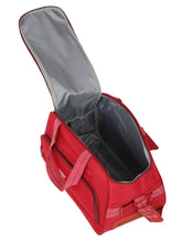 Load image into Gallery viewer, Red Printed Small Duffel Trolley Bag- Clearance sale