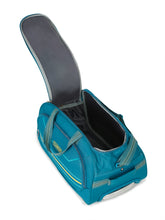 Load image into Gallery viewer, Teal Printed Cabin Duffel Trolley Bag