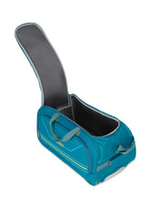 Load image into Gallery viewer, Teal Printed Large Duffel Trolley Bag