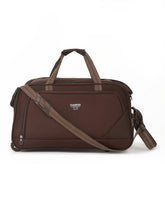 Load image into Gallery viewer, Brown Printed Small Duffel Bag- Clearance sale