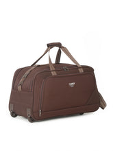 Load image into Gallery viewer, Brown Printed Small Duffel Bag- Clearance sale