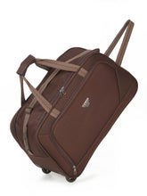 Load image into Gallery viewer, Brown Printed Small Duffel Bag- Clearance sale