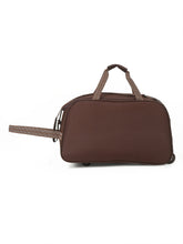 Load image into Gallery viewer, Brown Printed Medium Duffel Bag - Clearance sale