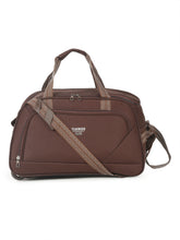 Load image into Gallery viewer, Brown Printed Large Duffel Bag