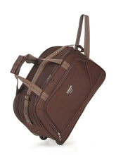 Load image into Gallery viewer, Brown Printed Large Duffel Bag