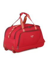 Load image into Gallery viewer, Maroon Printed Large Duffel Bag