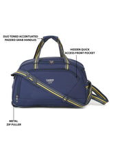 Load image into Gallery viewer, Teal Printed Medium Duffle Bag