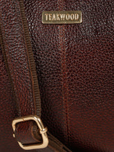 Load image into Gallery viewer, Women Brown leather shoulder bag