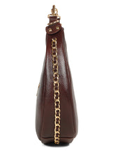 Load image into Gallery viewer, Women Brown leather shoulder bag