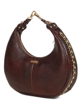Load image into Gallery viewer, Women Brown leather shoulder bag