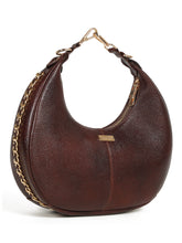 Load image into Gallery viewer, Women Brown leather shoulder bag