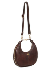 Load image into Gallery viewer, Women Brown leather shoulder bag