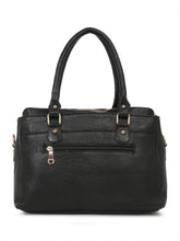 Load image into Gallery viewer, Women BlackTexture Leather Handheld Bag