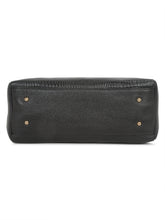 Load image into Gallery viewer, Women BlackTexture Leather Handheld Bag