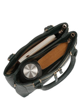 Load image into Gallery viewer, Women Animal Textured Leather Structured Handheld Bag with Cut Work