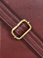 Load image into Gallery viewer, Teakwood Brown Solid Genuine Leather Laptop bag