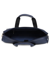 Load image into Gallery viewer, Teakwood Blue Solid Genuine Leather Laptop bag