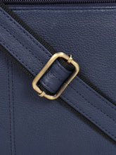 Load image into Gallery viewer, Teakwood Blue Solid Genuine Leather Laptop bag