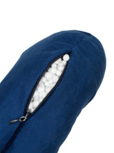 Load image into Gallery viewer, Blue U-Shaped NeckPillow with Been Balls Filled