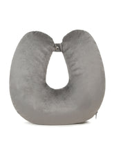Load image into Gallery viewer, Grey U-Shaped NeckPillow with Been Balls Filled