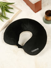 Load image into Gallery viewer, Teakwood Leather premium U-shaped neck pillow