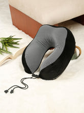 Load image into Gallery viewer, Teakwood Leather premium U-shaped neck pillow