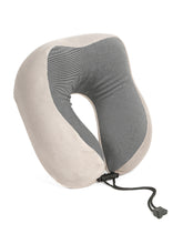 Load image into Gallery viewer, Teakwood Leather premium U-shaped neck pillow