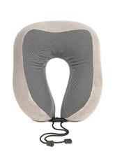 Load image into Gallery viewer, Teakwood Leather premium U-shaped neck pillow