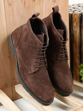 Load image into Gallery viewer, Men's Suede Leather Lace-up Boots