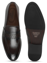Load image into Gallery viewer, Men's Brown Solid Leather Slip-on shoes