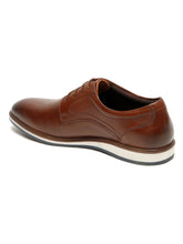Load image into Gallery viewer, Men's Tan Semi-Formal Lace-Up Leather Shoes