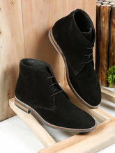 Load image into Gallery viewer, Men's Suede Leather Lace-Up Ankle Boots