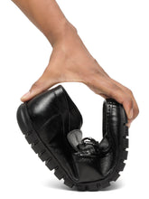 Load image into Gallery viewer, Men's Black Solid Leather 360 Loafers